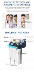 5/6-Level Household Reverse Osmosis Purifier System Plastic Sink Machine for Home Outdoor Use Self-Cleaning RO Purification Machine
