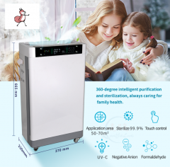 UV Sterilizer Air Purifier OEM Service Private Label Packaging & Multi-language Manuals for Global Resellers