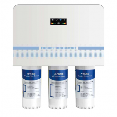 2025 Electric Pure water treatment System Household Use 5 Stage Reverse Osmosis Water Purification RO filter System for Home Direct Drinking