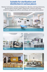 Wall Mounted Air Purifier Sterilizer Ozone Generator Ionizer for Home Hospital School