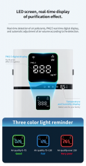 New fog-free humidification air purifier household negative ion ultraviolet sterilization deformaldehyde air sterilizer