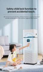 New fog-free humidification air purifier household negative ion ultraviolet sterilization deformaldehyde air sterilizer