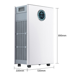 Intelligent wifi commercial large-scale air purifier in addition to formaldehyde UV plasma air purification and disinfection machine
