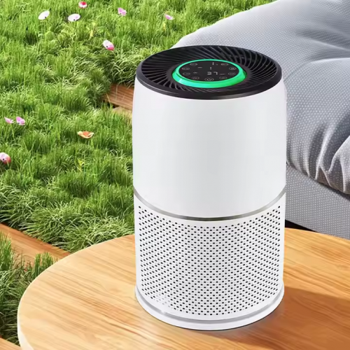 Portable Desktop air purifier smart air filtration system home office small UV sterilization whole house negative ion air purification