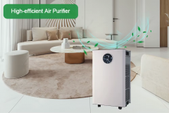 Intelligent wifi commercial large-scale air purifier in addition to formaldehyde UV plasma air purification and disinfection machine