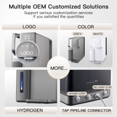 2025 Factory Desktop Water Purifier Dispenser Hot Selling Desktop Water Cooler Hot&cold Normal Purifier Children Safety Lock RO Water Dispenser Purifier Cooler