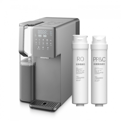 2025 Factory Desktop Water Purifier Dispenser Hot Selling Desktop Water Cooler Hot&cold Normal Purifier Children Safety Lock RO Water Dispenser Purifier Cooler