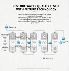 Hot Cold Water Desktop Dispenser Reverse Osmosis Water Filter System Machine Home Appliances Water Dispenser