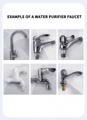 Portable Household Water Purifier Filter Manual Faucet Tap Water Filter