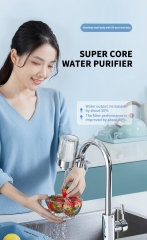 Portable Household Water Purifier Filter Manual Faucet Tap Water Filter