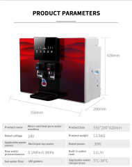 Hot Cold Water Desktop Dispenser Reverse Osmosis Water Filter System Machine Home Appliances Water Dispenser