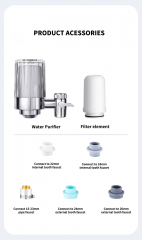 Portable Household Water Purifier Filter Manual Faucet Tap Water Filter