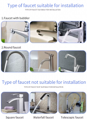 Direct Drinking Water Faucet Filter Activated Carbon Household Stainless Steel UF water purifier for faucet