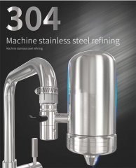Direct Drinking Water Faucet Filter Activated Carbon Household Stainless Steel UF water purifier for faucet