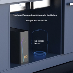 New Arrival Ro System Water Purifier Reverse Osmosis System Water Purification PP CTO RO 800G Luxury Under Sink RO Purifier