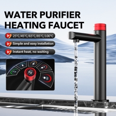 Smart Temperature Control Kitchen Touch Screen 5 in 1 Boiling Faucet Instant Hot Electric Boiling Water Tap System