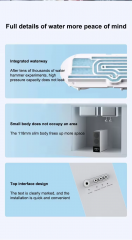 Tankless Under-Sink Compact 1000G Home Ro Filtration System Electric Water Purifier Reverse Osmosis Water Filter System