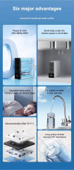 Tankless Under-Sink Compact 1000G Home Ro Filtration System Electric Water Purifier Reverse Osmosis Water Filter System
