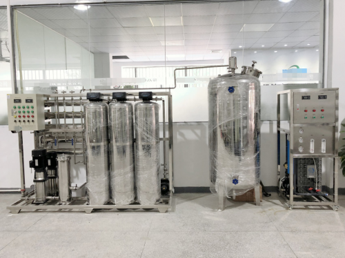 0.5t water purification equipment_1000L/H two-stage reverse osmosis + EDI ultrapure water machine system