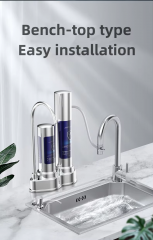 Wholesale 2-Stage Ultrafiltration Countertop Water Purifier 2.2L/min Capacity Manual Power for Household Use