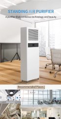 New Large Home & Office Use Standing UV Air Purifier with High Volume Airflow & Powerful Germ Removal New Condition