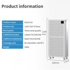 New Condition Industrial High-Efficiency Air Purifier for Workplace Cleaning in Factories and Workplaces