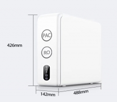Hot Sale Big Flow 1200G Per Day Patent Design Reverse Osmosis Water Purifier Filter RO Water System With Digital Display