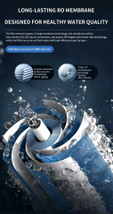 800G Reverse Osmossis Water Purifier Household Drinking Water Machine Under-Sink RO Pure Water Machine Wall-Mounted Water filter system