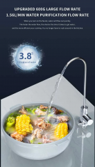 800G Reverse Osmossis Water Purifier Household Drinking Water Machine Under-Sink RO Pure Water Machine Wall-Mounted Water filter system