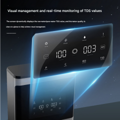 High Flow 600G Pure Water Machine 800G Reverse Osmosis Kitchen Water Purifier Tap Water Filter Descaling Tankless RO Water Purification system
