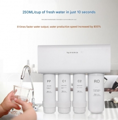 large flow rate tankless reverse osmosis water purifier household card-connected water purifier RO direct drinking pure water filter system