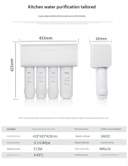 large flow rate tankless reverse osmosis water purifier household card-connected water purifier RO direct drinking pure water filter system