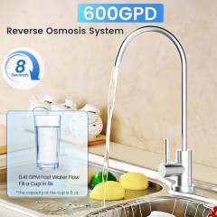 Under-Sink Water Purifier System Reverse Osmosis RO Water Filtration With Alkaline Household Tankless Water Filter System