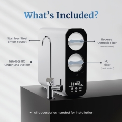 Reverse Osmosis Sink Compact Tankless RO Water Filter System Commercial Household Water Purifier Machine