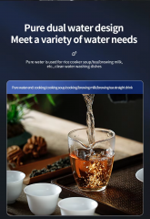 Under-Sink Water Purifier System Reverse Osmosis RO Water Filtration With Alkaline Household Tankless Water Filter System