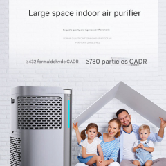 Smart H13 Commercial Air Purifier with Remote Control Commercial Household UV Air filter system HEPA Air Purification Machine for Large Rooms