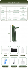 Reverse Osmosis Membrane 0.0001 Micron Personal Emergency Portable Hand Pump Outdoor Camping Water Filter