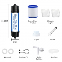 Mini Camping Travel Hiking Personal Water Purifier Portable Life Emergency Outdoor Water Filter Straw