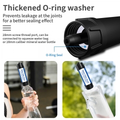 Mini Camping Travel Hiking Personal Water Purifier Portable Life Emergency Outdoor Water Filter Straw