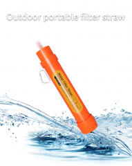 UF Membrane KDF Mini Camping Water Filter Hiking Travel Personal Portable Life Outdoor Water Filter Straw