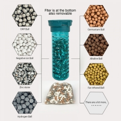 BPA Free 750ML Alkaline Water Ionizer Filter Molecular Minerals Alkaline Hydrogen Water Bottle Alkaline Water Cup