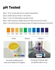 BPA Free 750ML Alkaline Water Ionizer Filter Molecular Minerals Alkaline Hydrogen Water Bottle Alkaline Water Cup