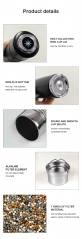 Portable Alkaline Water Cup Food Grade 304 Stainless Steel Wholesale pH 8-10 Water Purifier Alkaline Water Bottle