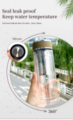Alkaline Water Bottle pH 9.5 Hydrogen Ball ORP Zinc Mineral element Trace Alkaline Bottled Water with Replacement Filter