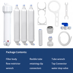 Portable RO DI Water Filter System Reverse Osmosis Water Purifier for Household Use Aquarium & Fish Tank Filtration System