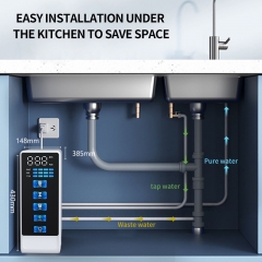 New Style Electric Desktop Reverse Osmosis Water Purifier Home RO System Water Filter Plastic Material