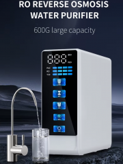 New Style Electric Desktop Reverse Osmosis Water Purifier Home RO System Water Filter Plastic Material