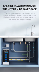 New Style Electric Desktop Reverse Osmosis Water Purifier Home RO System Water Filter Plastic Material
