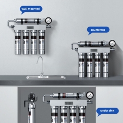 New Arrival 90 Liters Kitchen 5 Stages 304 Stainless Steel Water Purifier Machine for Home