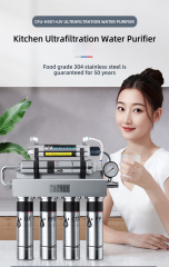 Factory Price Ultraviolet Light Purify Water Machine 5 Stage Stainless Steel Water Purifier With UV Lamp